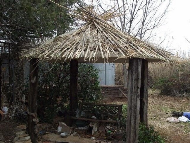 DIY Gazebo From Satellite Dish