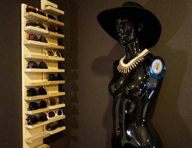 DIY Sunglasses Organizer 1