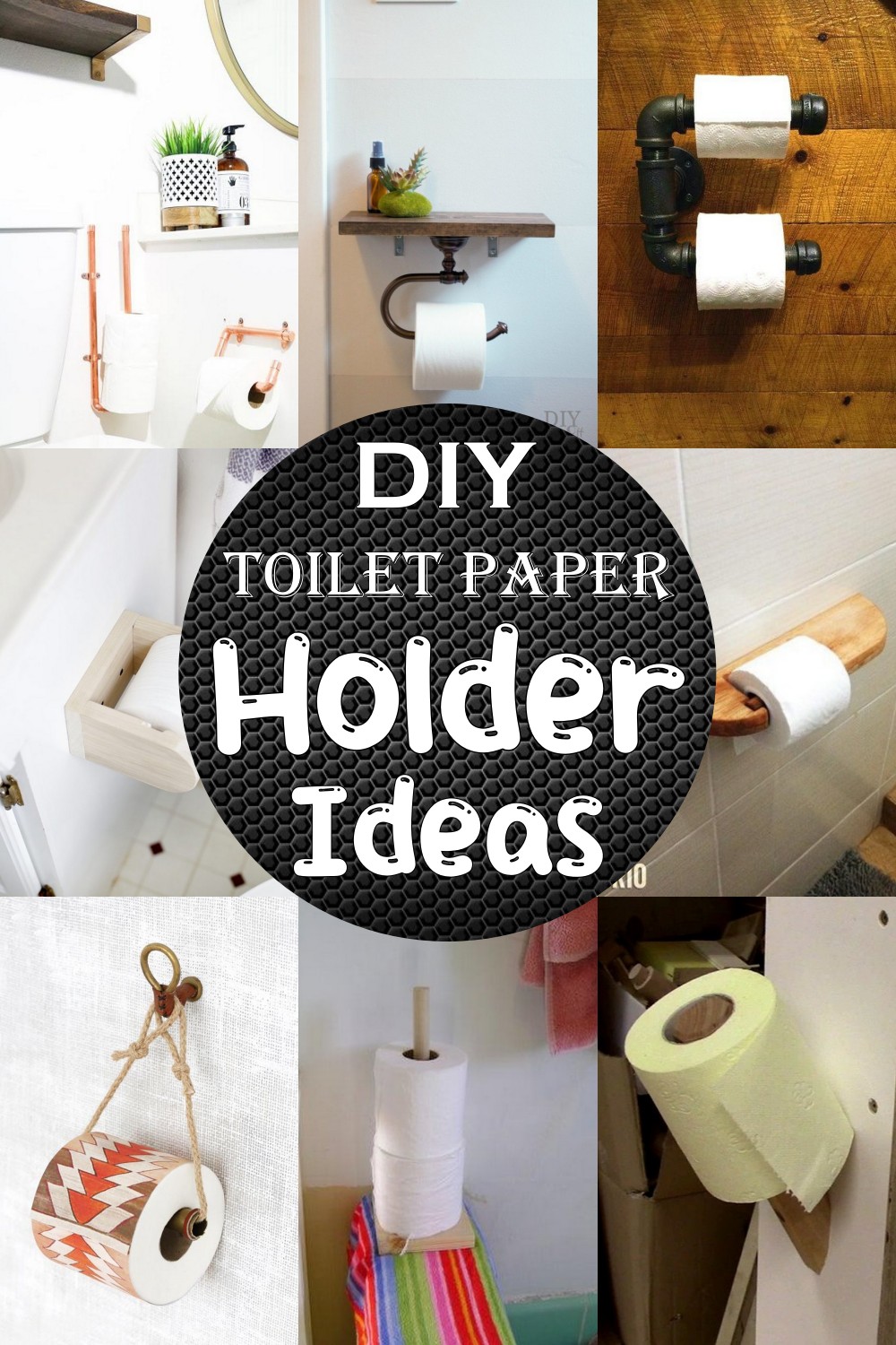 DIY Toilet Paper Holder Ideas 2