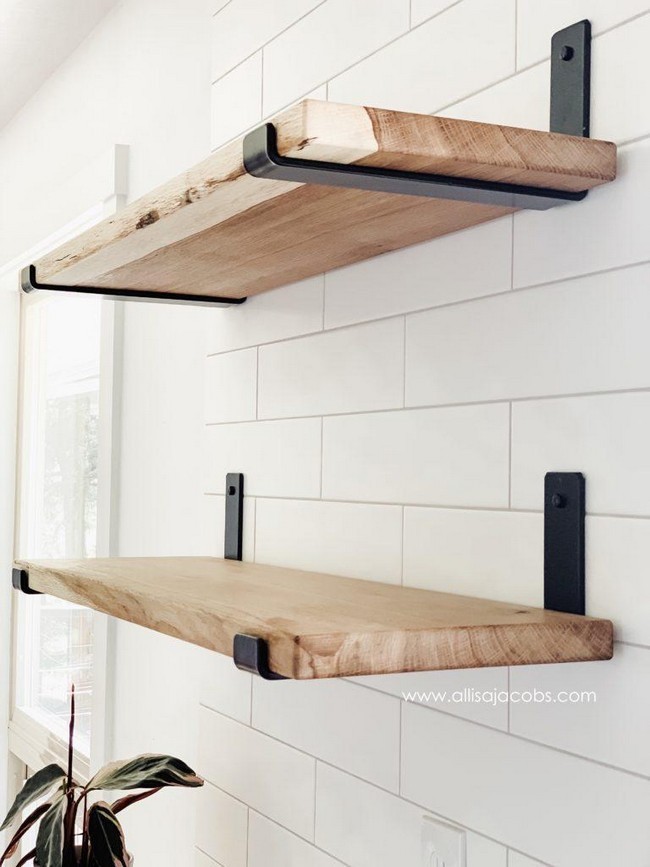 DIY Wood Shelves