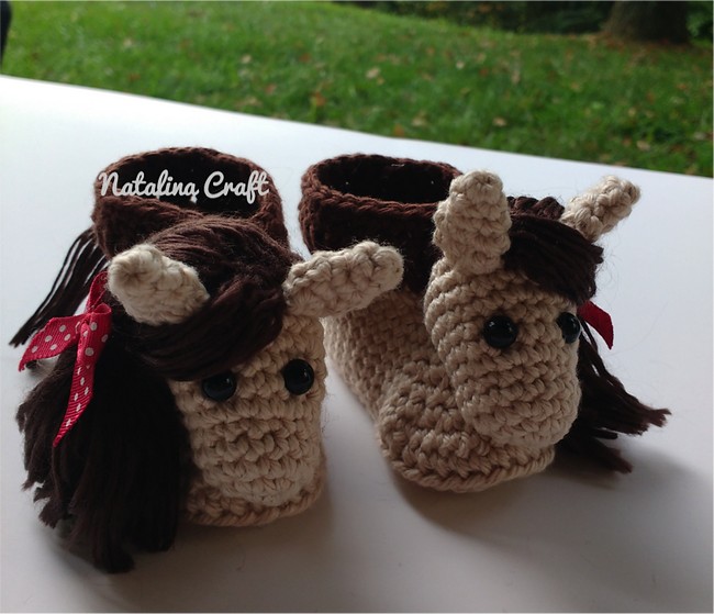 Baby Booties Horse