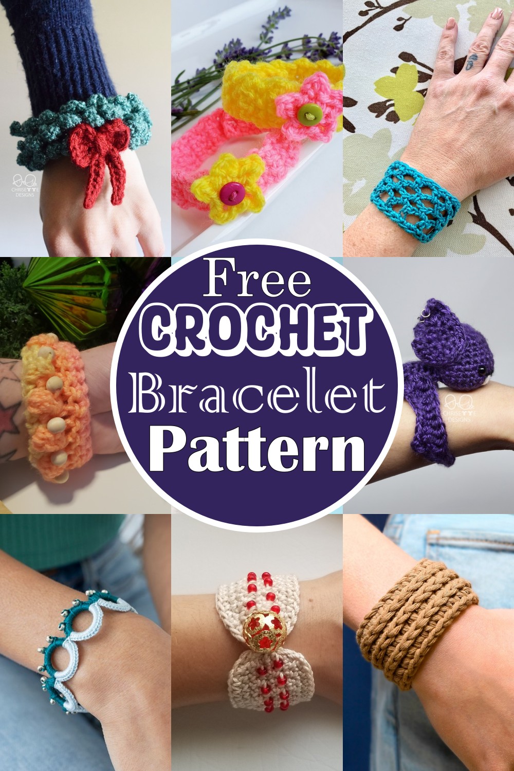 Free Crochet Bracelet Patterns 1
