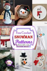 15 Free Crochet Snowman Patterns - DIY &amp; Crafts