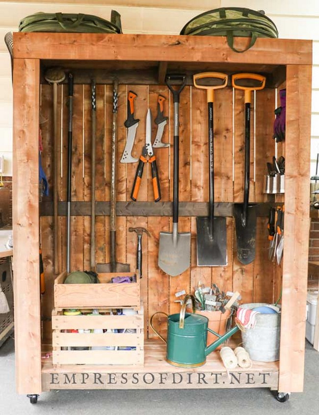 Portable Tool Storage Shed on Wheels