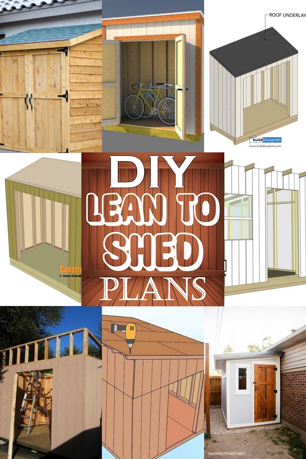 DIY Lean To Shed Plans