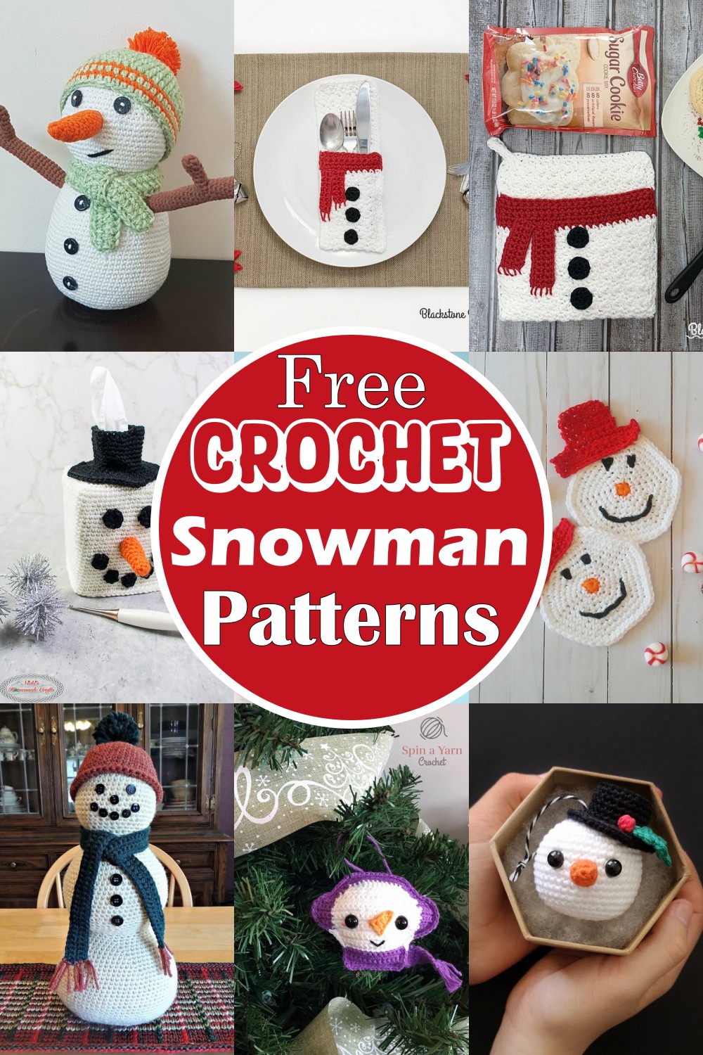 Free Crochet Snowman Patterns 1