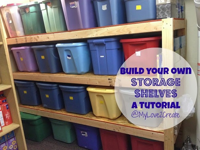 How To Build Storage Shelves