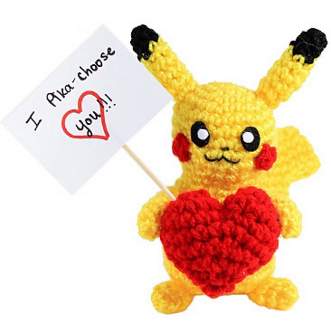 Pikachu Valentine Amigurumi
