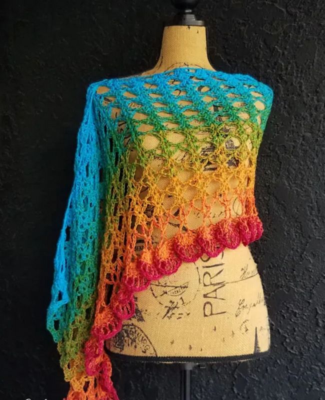crochet Fiesta Shawl