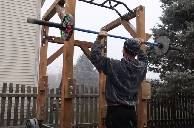 DIY Power Rack For My Outdoor Home Gym