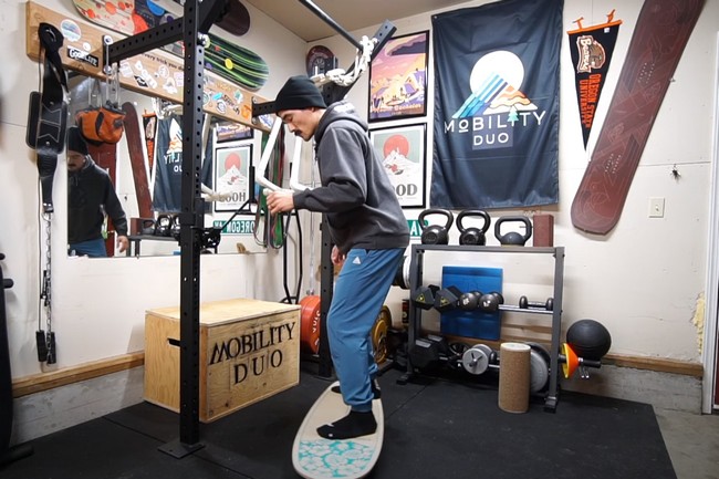 Balance Board Training For Snowboarders