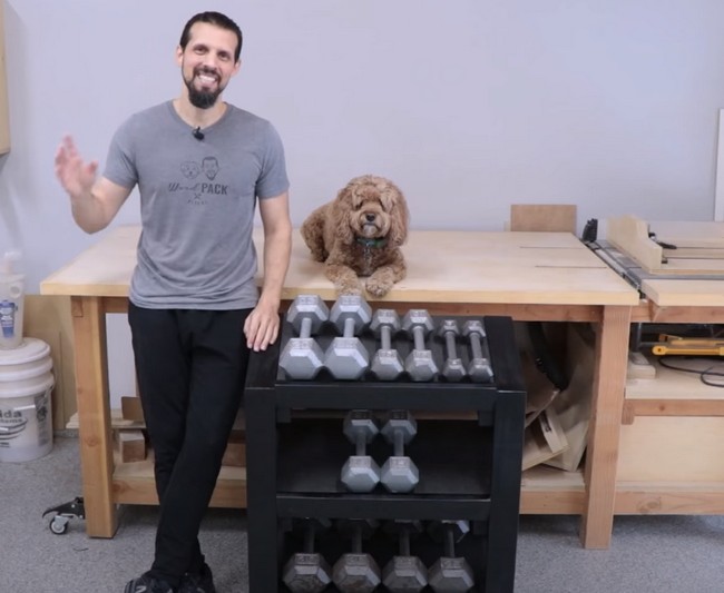 Easy Dumbbell Rack