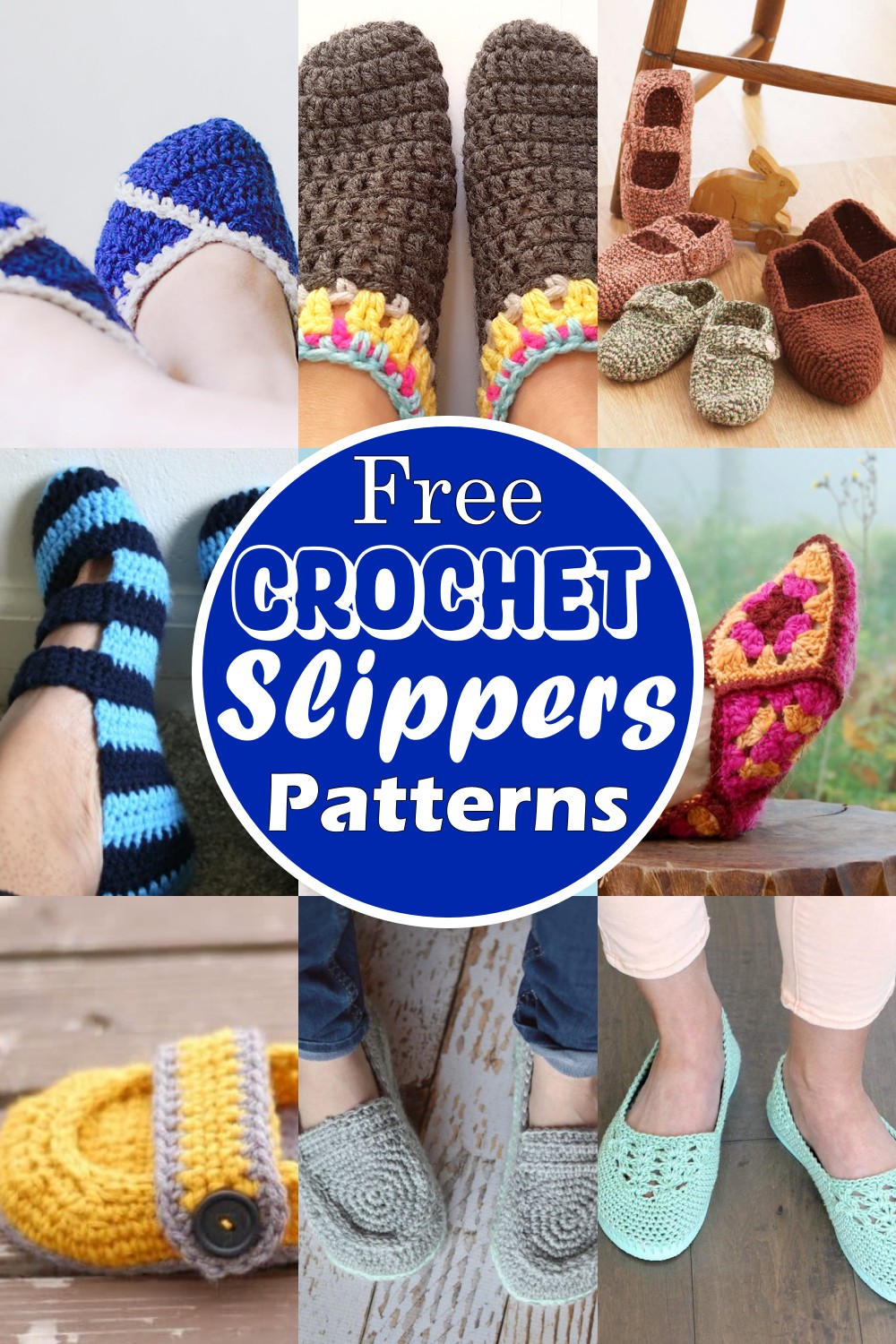 Crochet Slippers Free Patterns 1