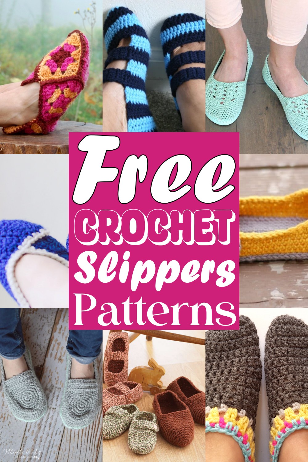 Crochet Slippers Free Patterns 2
