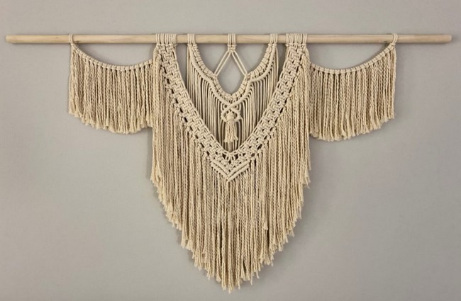 Easy Large DIY Macrame Wall Hanging