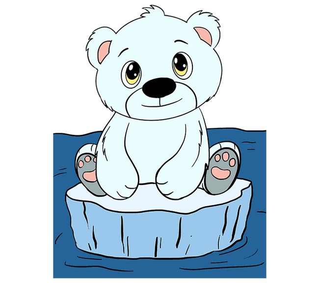 How To Draw A Polar Bear Cub