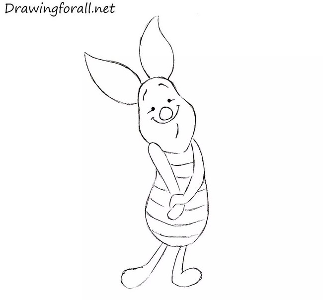 How To sketch Pig From Winnie The Pooh