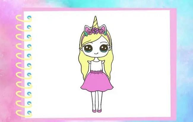 how to sketch A princess By Draw So Cute