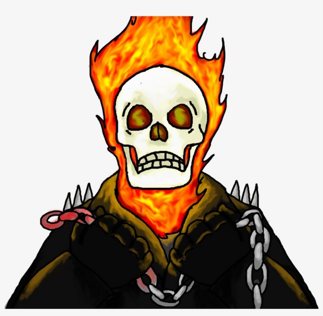 Drawing Marker Ghost Rider Clip Art