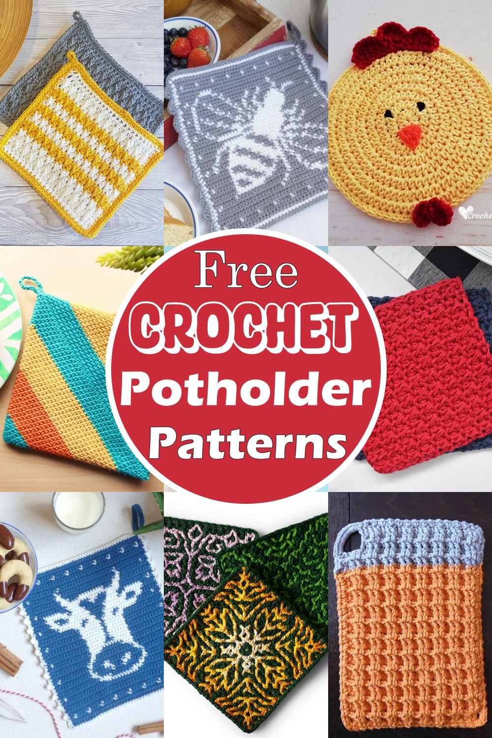 Free Crochet Potholder Patterns 1