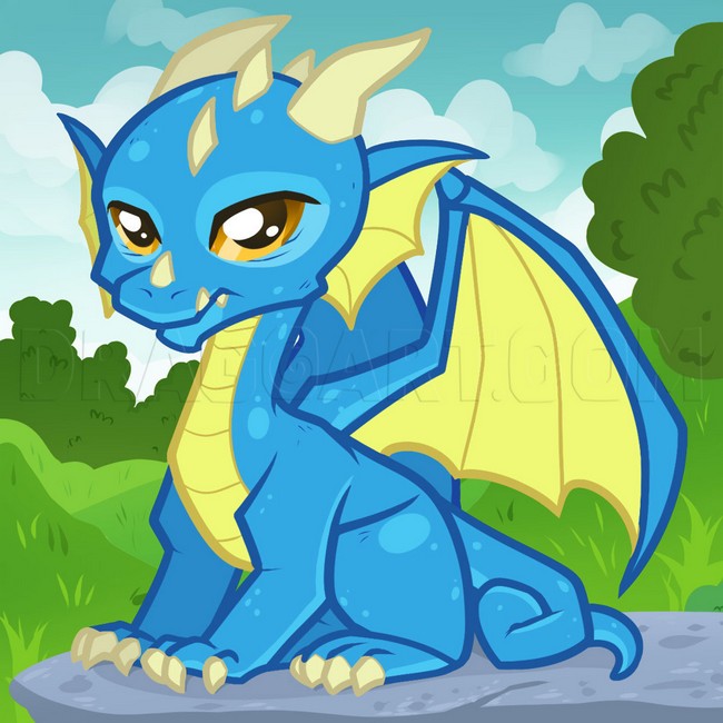 How To Draw A Baby Dragon Baby Dragon