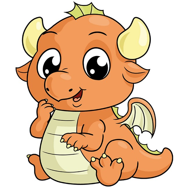 How To Draw A Cute Baby Dragon