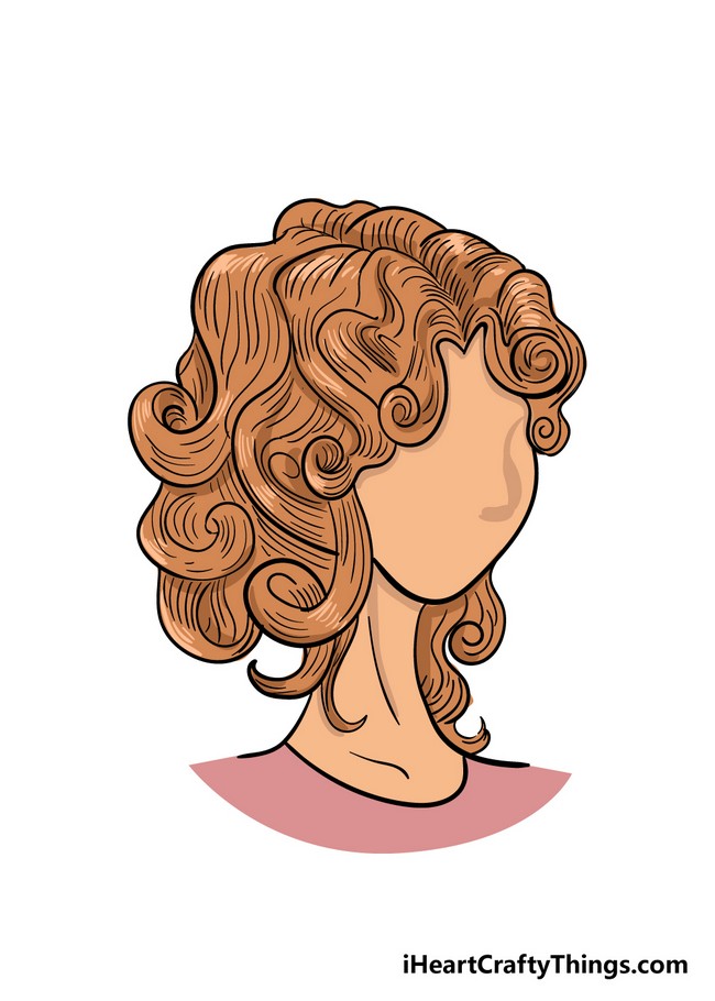  How To Draw Curly Hair