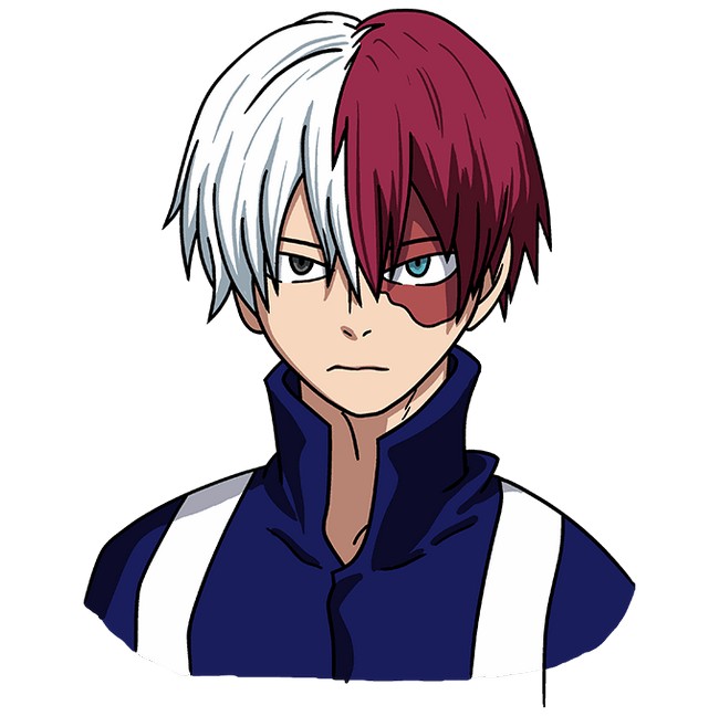 How To sketch Shoto From My Hero Academia