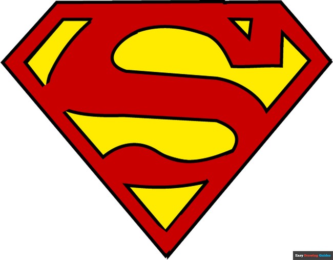 How To Draw Superman Logo