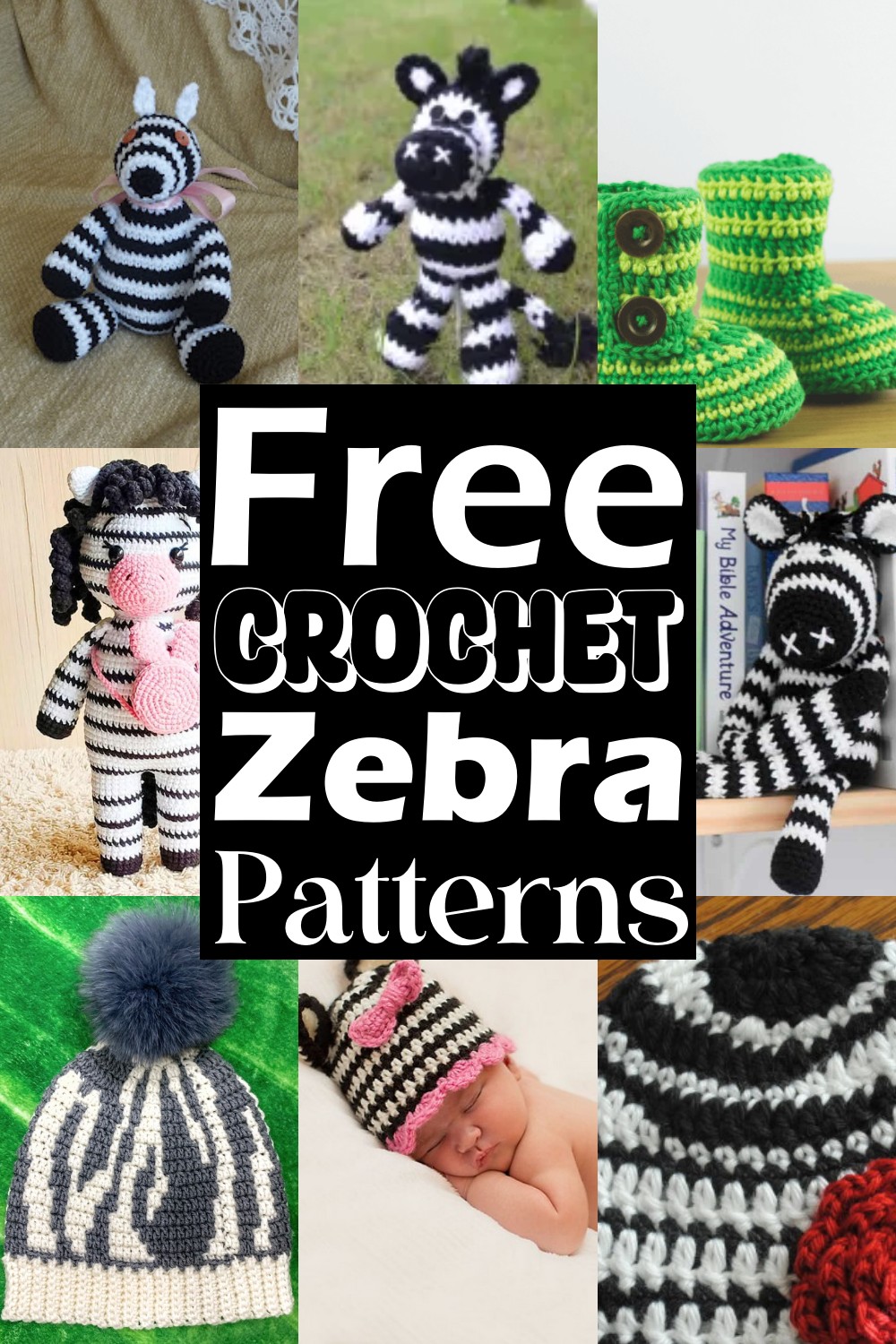 Free Crochet Zebra Patterns 2