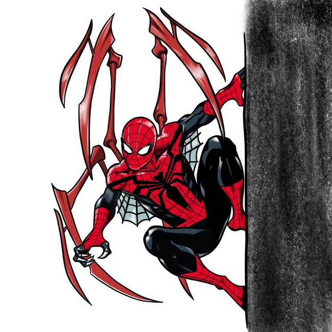 How to sketch 8 legs The Superior superhero