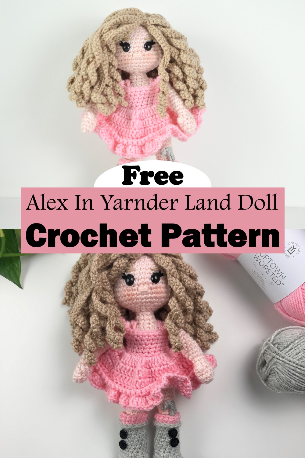 Alex In Yarnder Land Doll