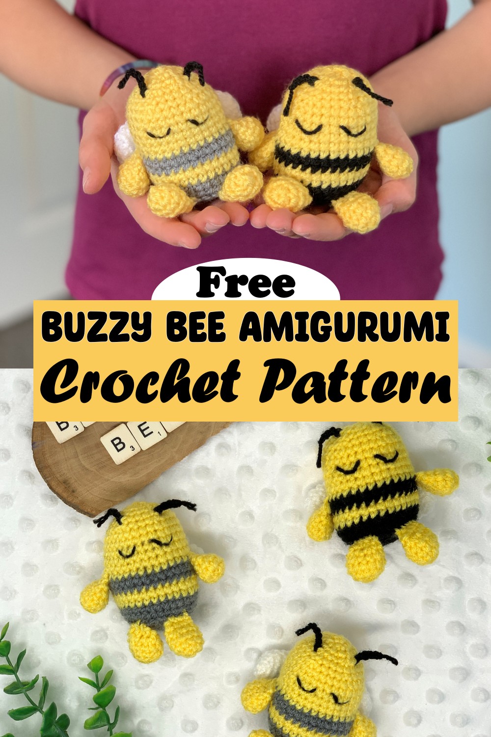 Buzzy Bee Amigurumi