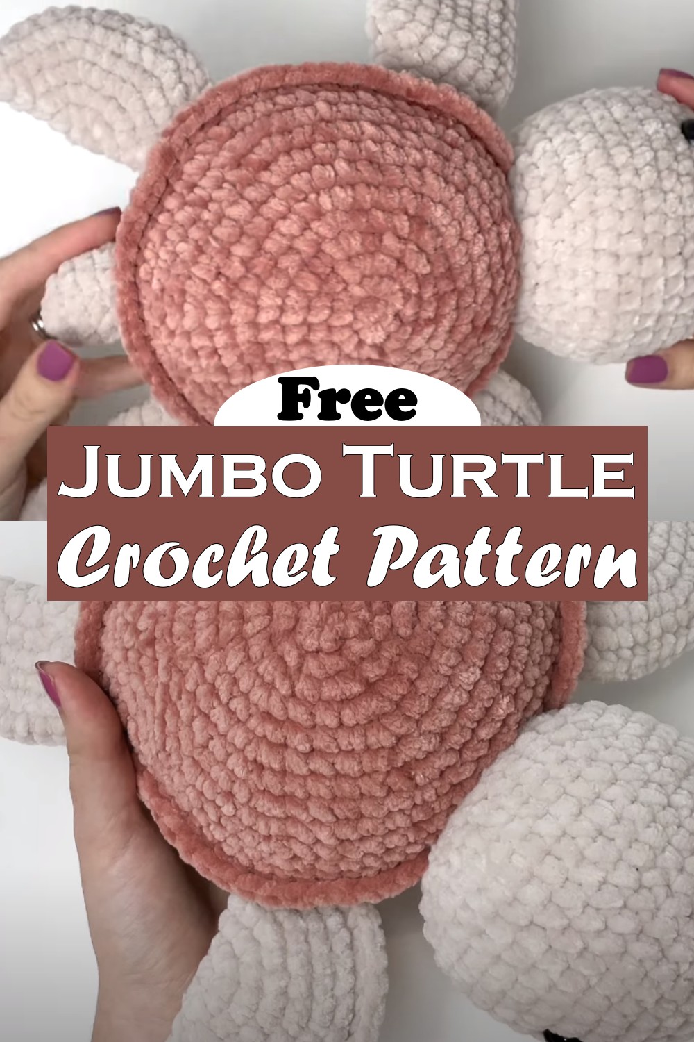 Crochet Jumbo Turtle