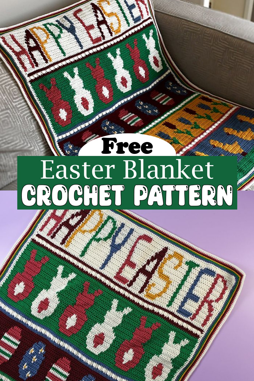 Easter Crochet Blanket