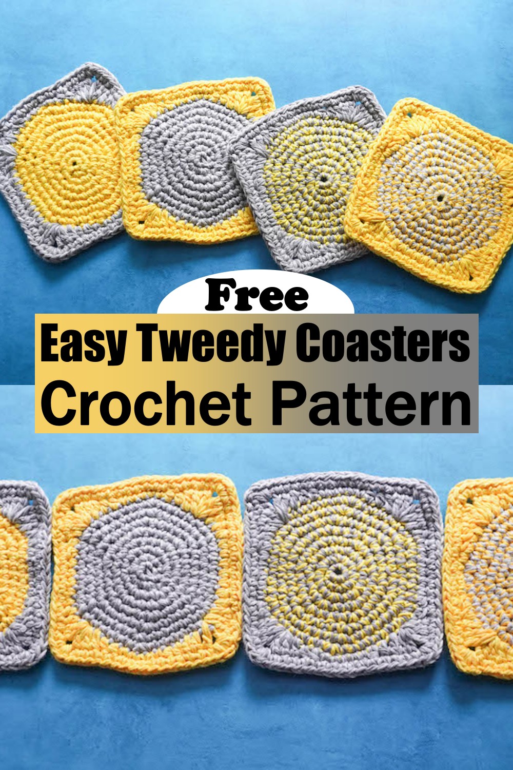 Easy Tweedy Coasters