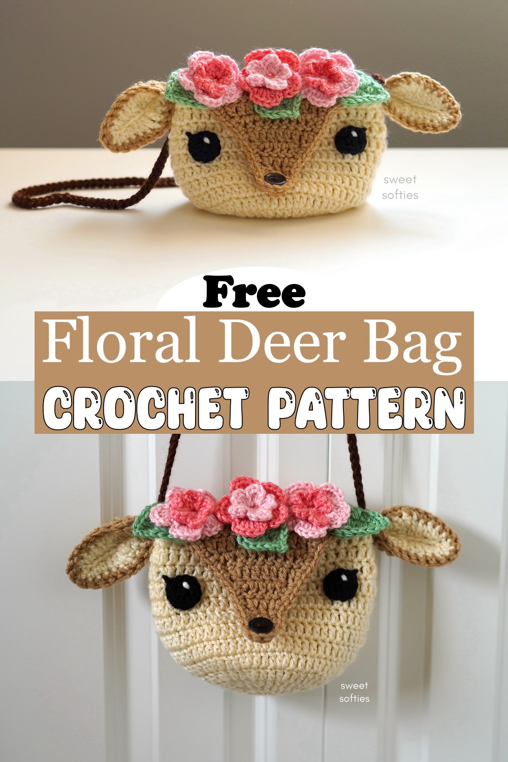 Floral Deer Bag