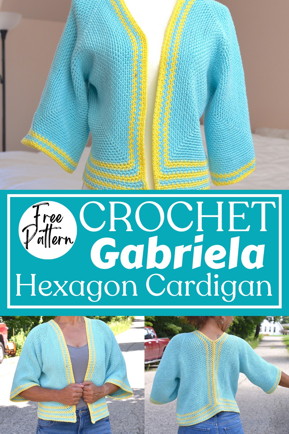Gabriela Hexagon Cardigan