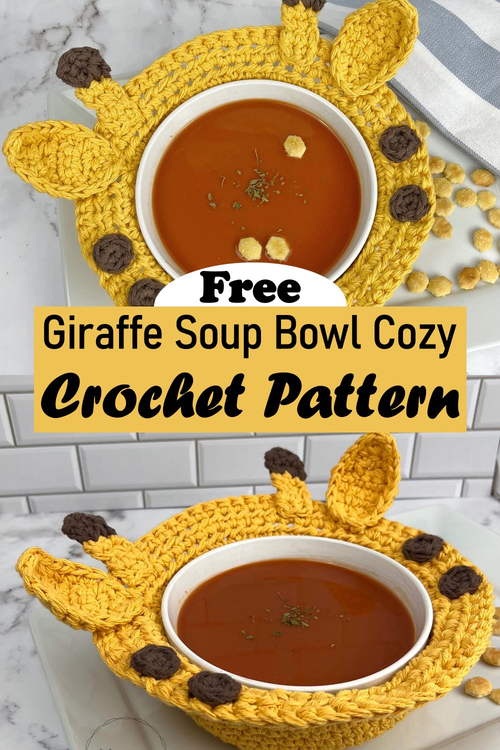 Giraffe Soup Bowl Cozy