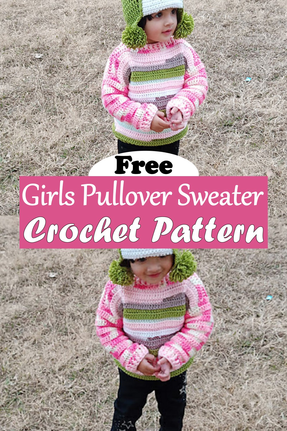 Girls Pullover Sweater