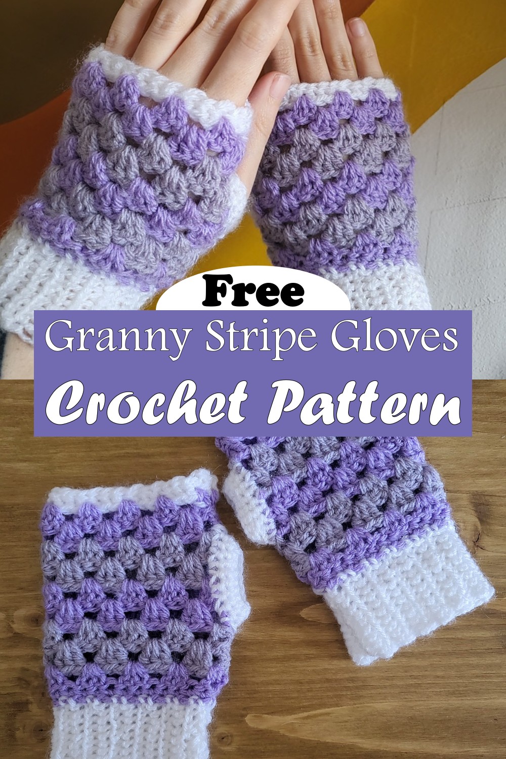 Granny Stripe Gloves