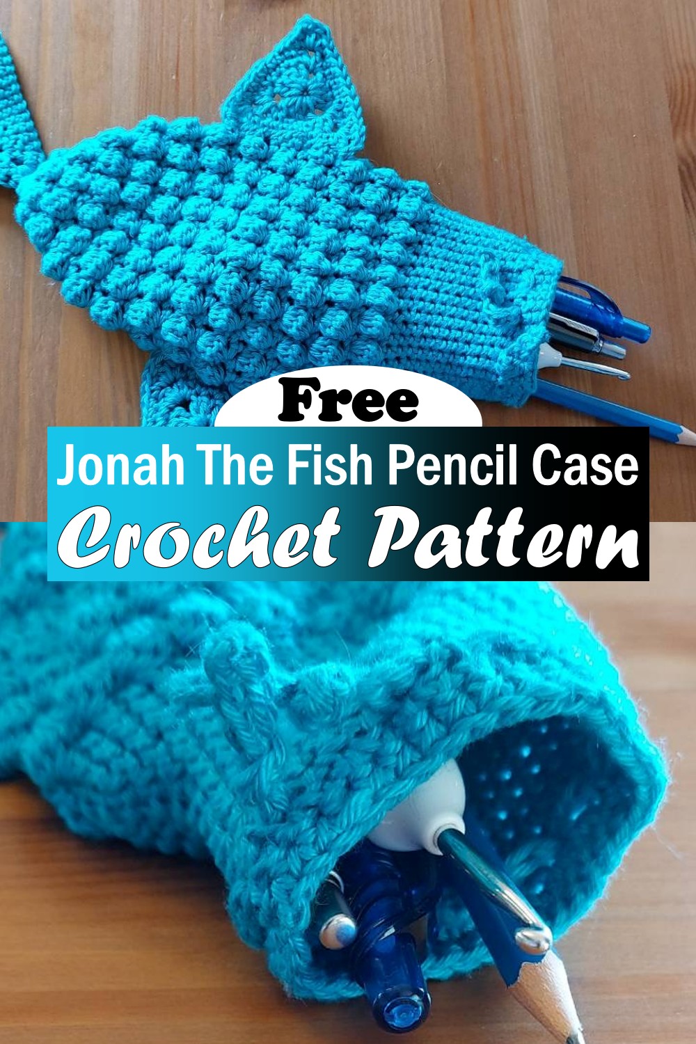 Jonah The Fish Pencil Case