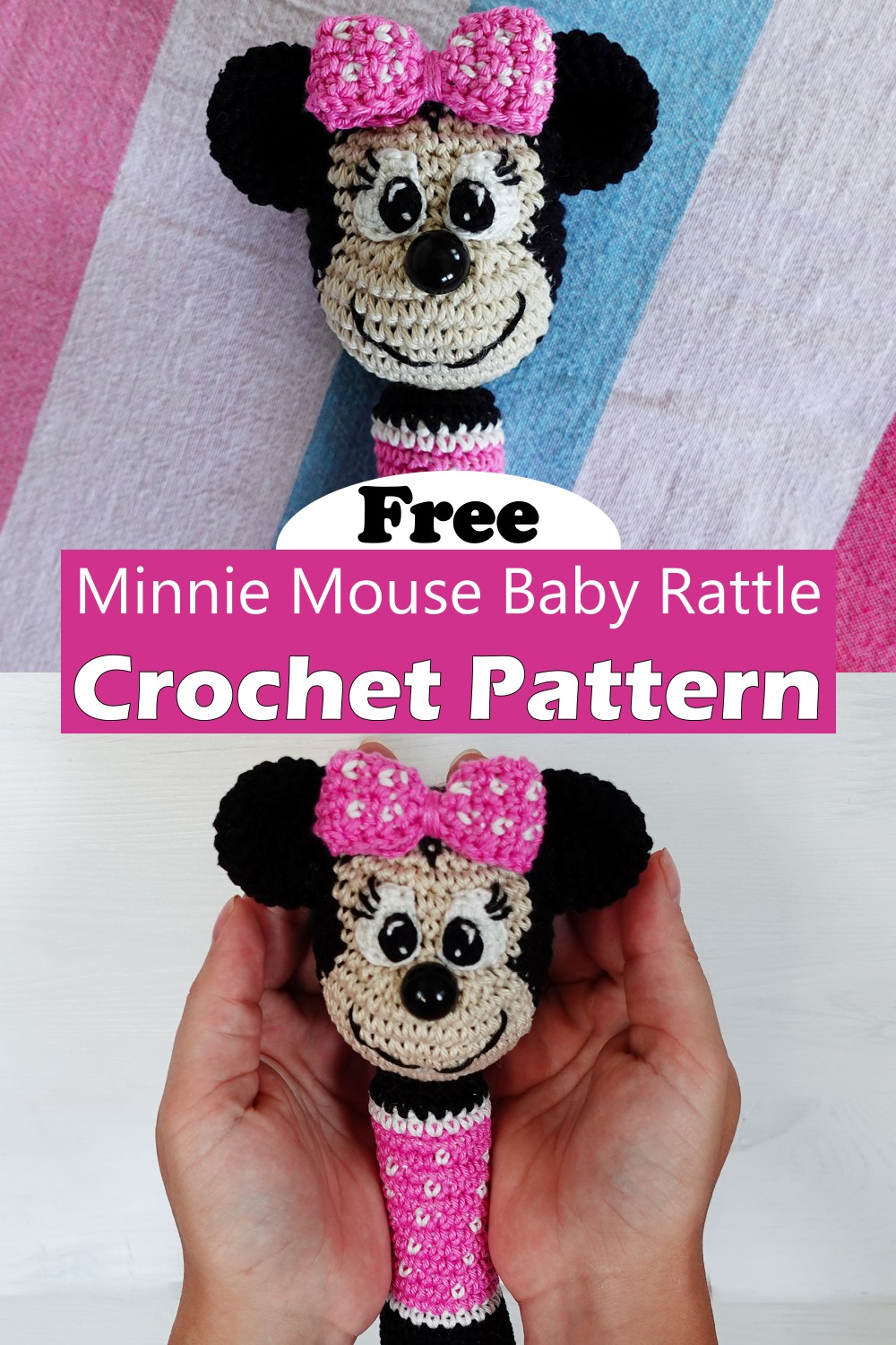 Minnie Mouse Baby Rattle