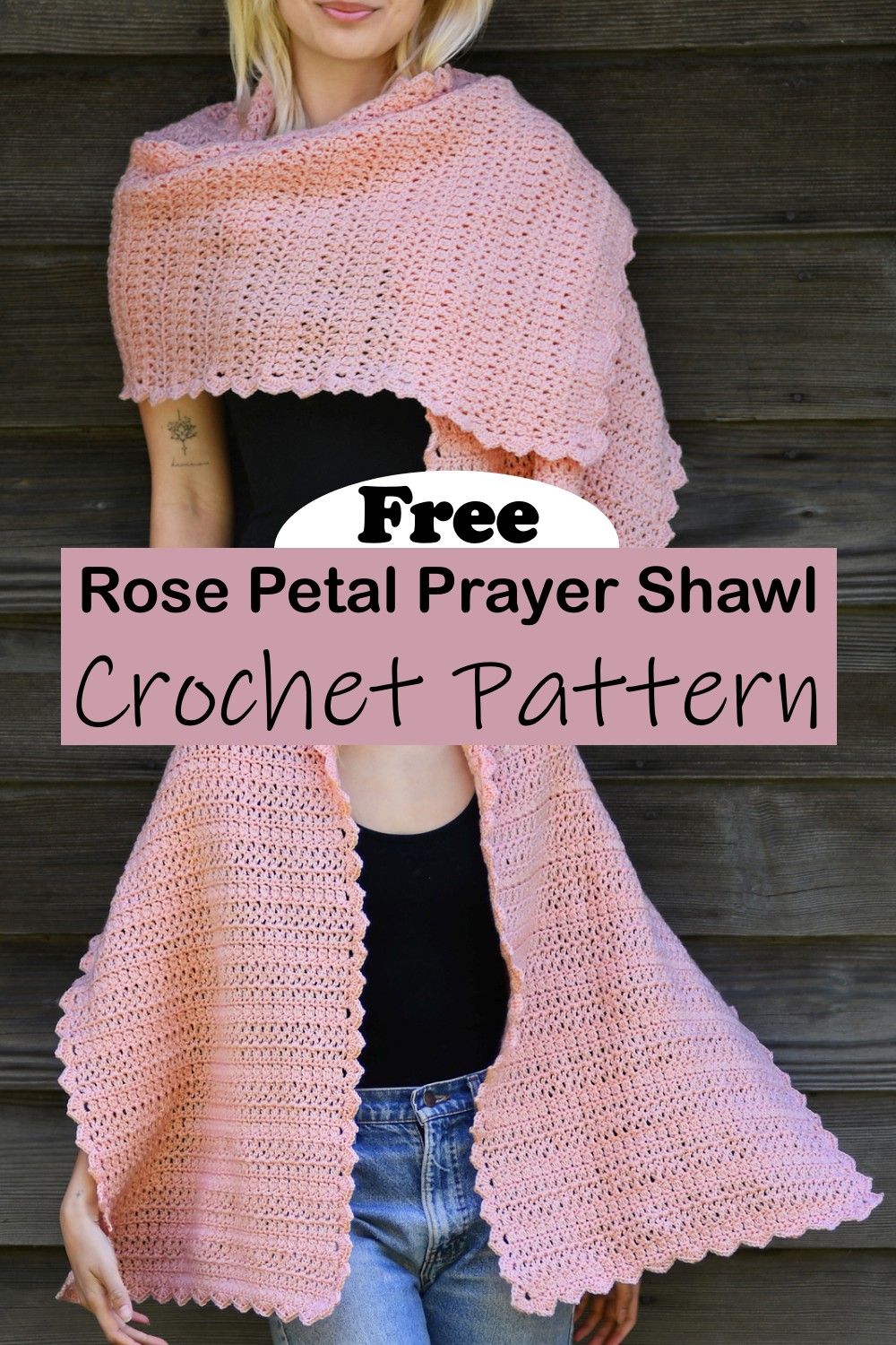Rose Petal Prayer Shawl
