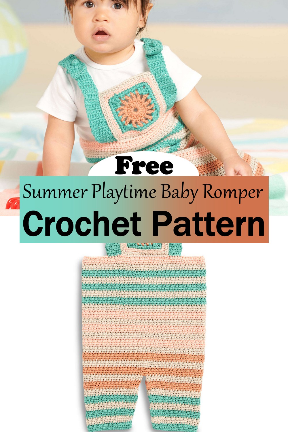 Summer Playtime Baby Romper