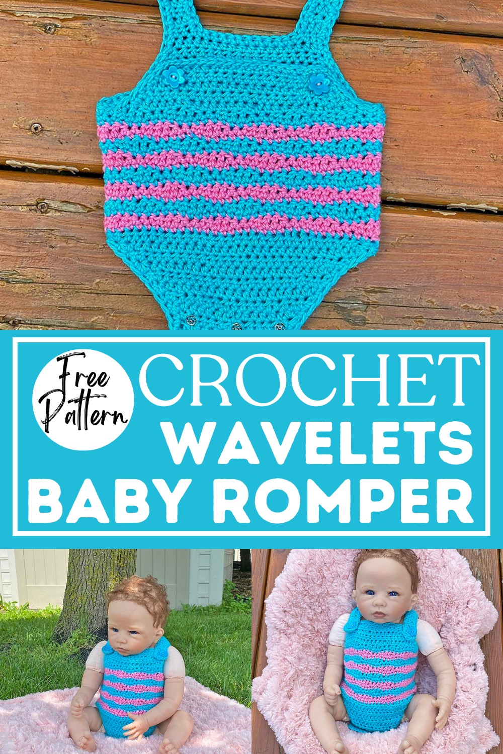 Wavelets Baby Romper