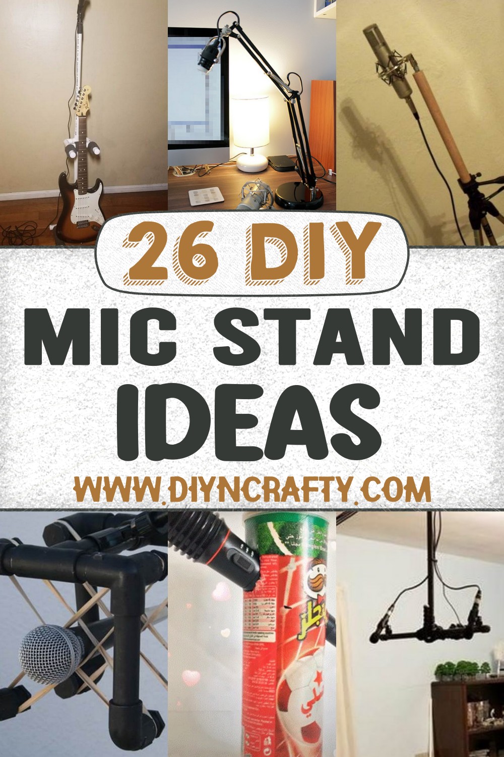 26 DIY Mic Stand Ideas For Recording Room