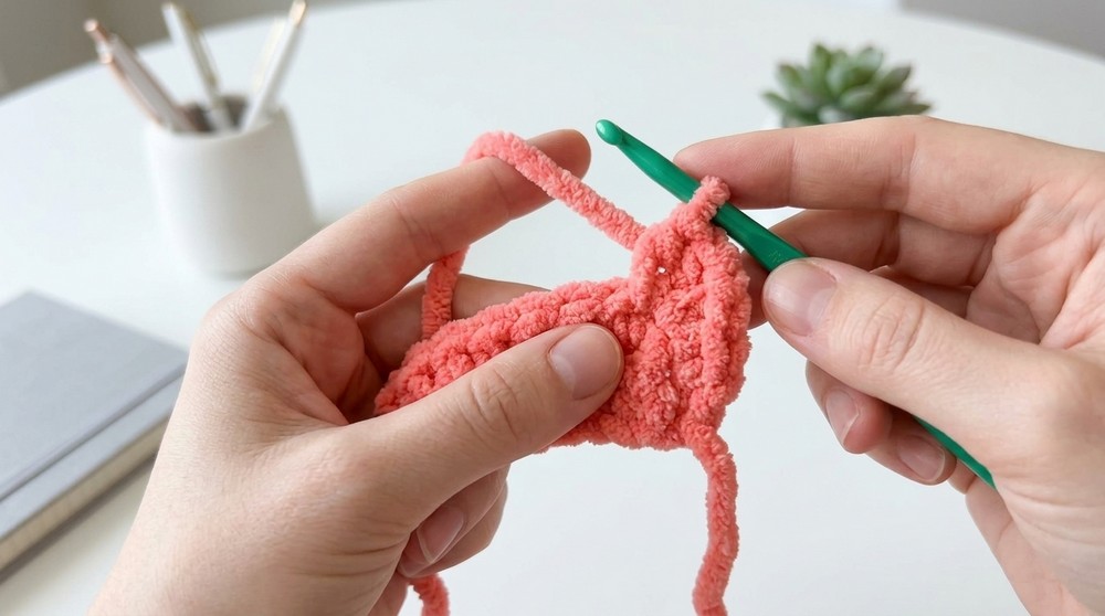 Beginner Friendly Bow Tutorial Easy Crochet Keychain 4