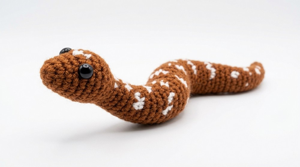 Crochet snake step by step 2