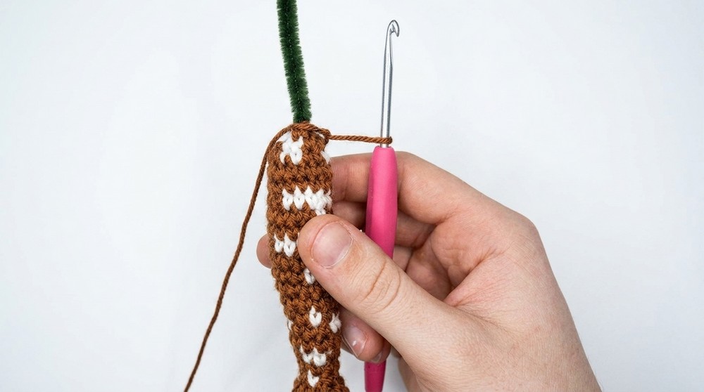 Crochet snake step by step 6